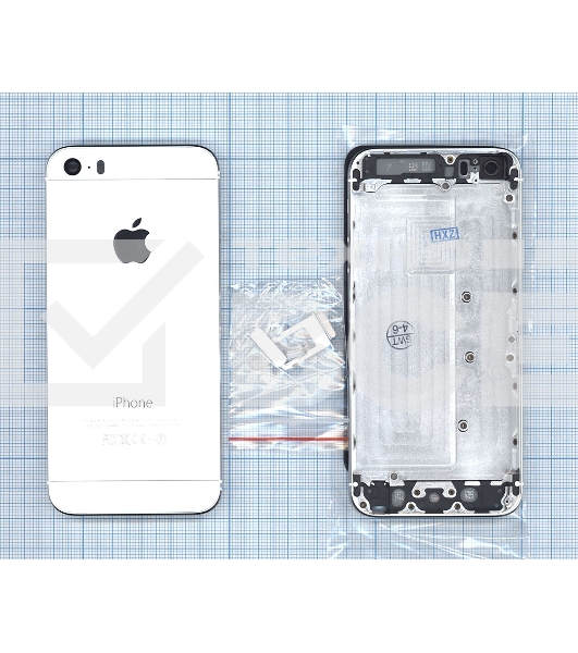 Задняя крышка для iPhone 5S белый