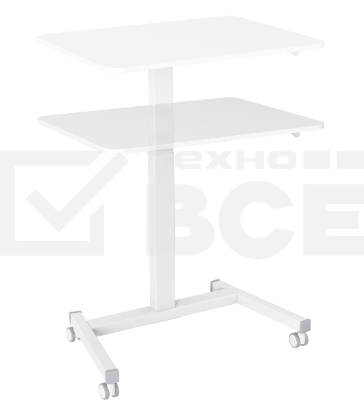 Стол для ноутбука Cactus VM-FDS102 столешница МДФ белый 80x60x122см (CS-FDS102WWT)