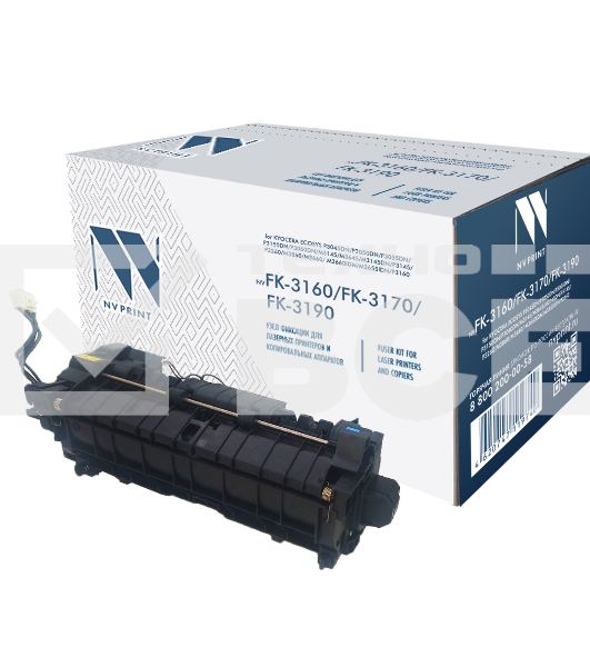 Узел термозакрепления NVPrint совместимый NV-FK-3160/FK-3170/FK-3190 для Kyocera Ecosys p3045dn/p3050dn/p3055dn/p3150dn/p3060dn/m3145/m3645/m3145dn/p3145/p3260/m3860/m3660/m3660idn/m3655idn/p3160 (300000k)