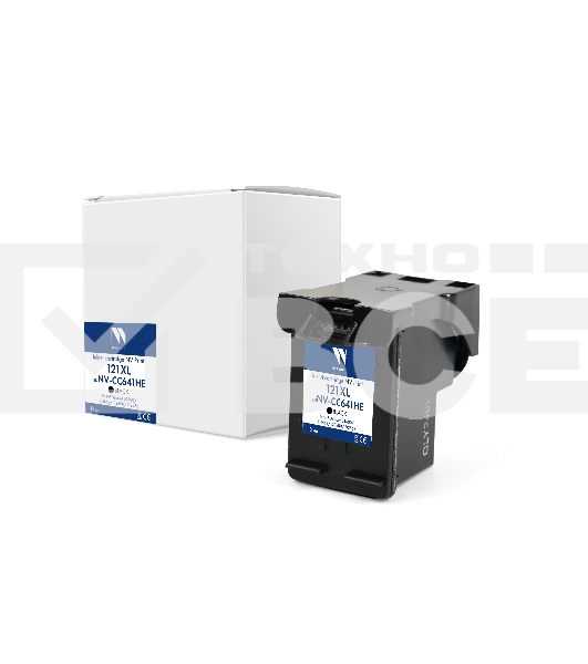 Струйный картридж NVPrint 121XL (NV-CC641HE) черный для HP DeskJet D1600/D1663/D2500/D2563/D2663/D5563/F2423/F2486/F2493/F4213/F4275/F4280/F4283/F4583 (18 мл) совместимый