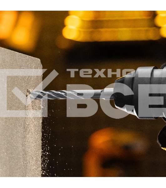 Бур по бетону Denzel цельная крестовая пластина, 10x165 мм, SDS PLUS