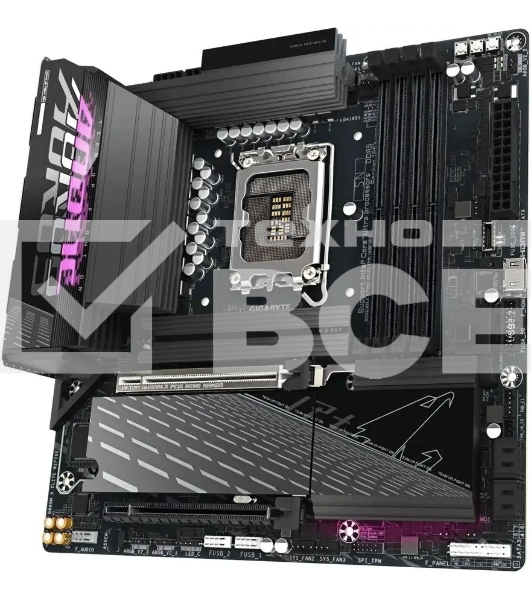 Материнская плата Gigabyte B860M AORUS ELITE WIFI6E, LGA 1851, Intel B860, 4xDDR5, 4xSATA, 3xM.2, 1xPCIe 5.0 x16, 1xPCIe 4.0 x4, 1xHDMI, 1xDP, 1xUSB4 Type-C, 1x 2.5Gb LAN, 4xUSB-A 3.2 Gen 1, 2xUSB-A 3.2 Gen 2, 4xUSB-A 2.0, 7.1, mATX