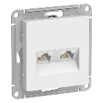 Механизм розетки компьютерной 2-м AtlasDesign RJ45 кат.5E беж., фото3