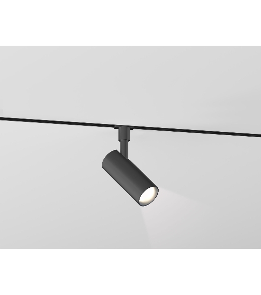 Трековый светильник GL2301 BK черный IP20 6W 3CCT 3000/4200/6400K 48V D35*80
