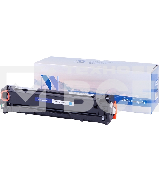 Картридж лазерный NV Print совместимый HP CB541A/Canon 716 Cyan для LJ Color CP1215/1515/1518/ (1400k)