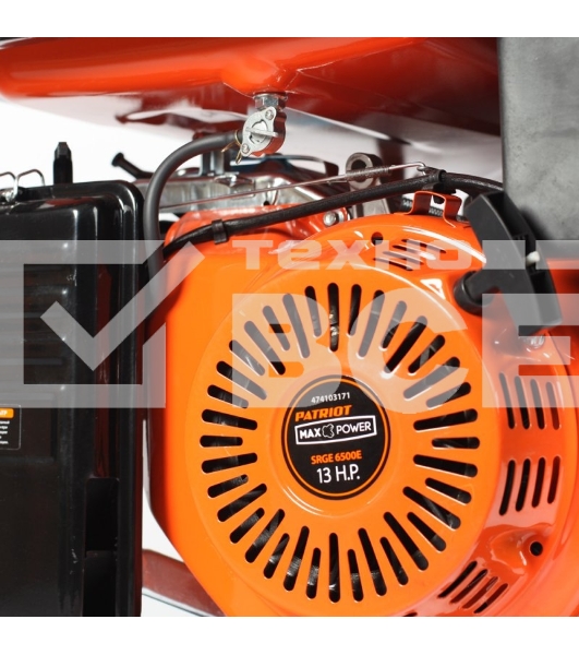 Электрогенератор бензиновый Patriot Max Power SRGE 6500E, 5.5 кВт, 78 дБ, 77 кг