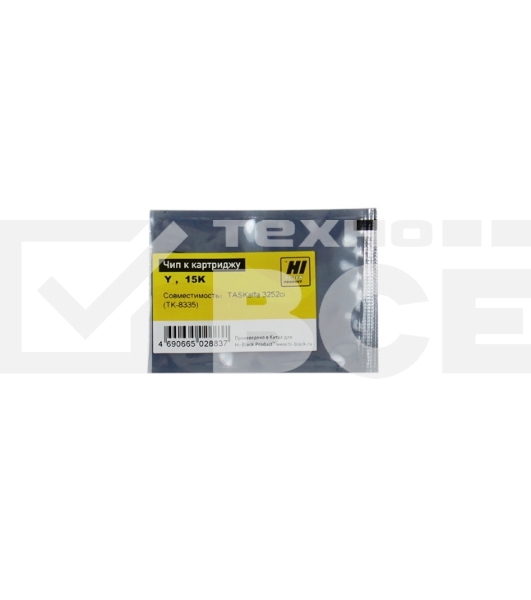 Чип Hi-Black к картриджу Kyocera TASKalfa 3252ci(TK-8335), Y, 15K