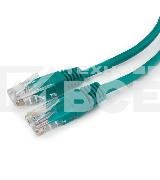 Патч-корд UTP Cablexpert кат.5e, 1.5м, литой, многожильный (зеленый)