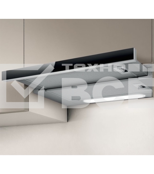 Вытяжка встраиваемая Elica Elite 14 Lux GRVT/A/60 черный управление: кнопочное (1 мотор)