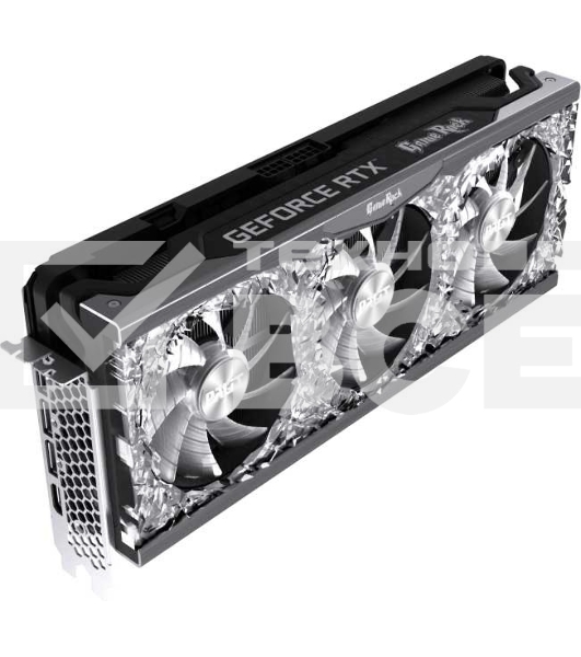 Видеокарта Palit PA-RTX3070 GAMEROCK 8G LHR GDDR6 1500/14000 HDMIx1 DPx3 HDCP