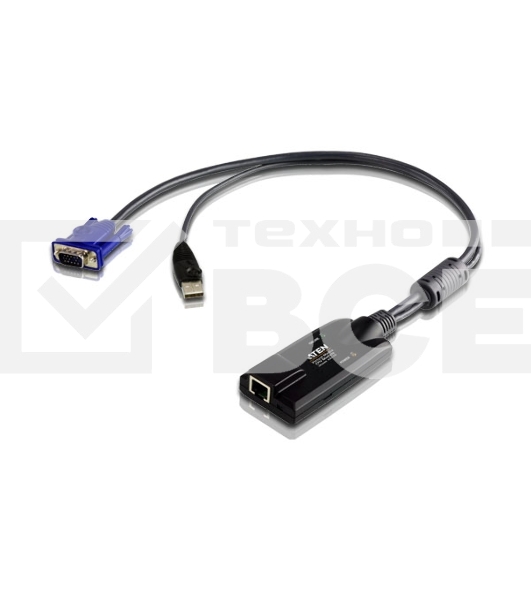 Модуль управления KVM-переключателем для переключателей KN2124v/KN2140v/KN4124v/KN4140v, USB (поддержка Virtual Media) USB Virtual Media CPU Module