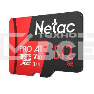 Флеш-накопитель NeTac P500 Extreme Pro MicroSDXC 512GB V30/A1/C10 up to 100MB/s