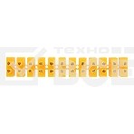 Клеммная винтовая колодка KВ-40 25-40, ток 100 A, полиэтилен желтый Rexant (10 шт./уп.), фото5