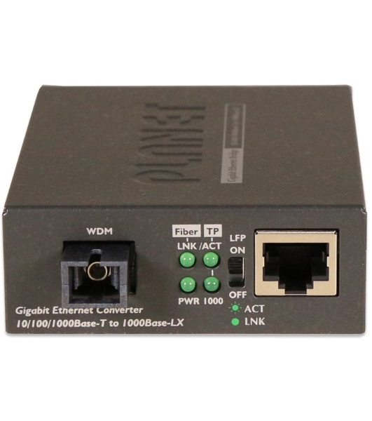 GT-806A60 медиа конвертер 10/100/1000Base-T to WDM Bi-directional Fiber Converter - 1310nm - 60KM