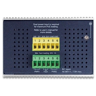 Коммутатор PLANET IGS-6325-8UP2S IP30 DIN-rail Industrial L3 8-Port 10/100/1000T 802.3bt PoE + 2-port 1G/2.5G SFP Full Managed Switch (-40 to 75 C, 8-port 95W PoE++, 802.3bt/PoH/Force modes, dual redundant power input on 48~56VDC terminal block, DIDO, ERPS Ring, 1588 PTP TC, Modbus TCP, ONVIF, Cybersecurity features, Hardware Layer3 OSPFv2 and IPv4/IPv6 Static Routing, supports MQTT, supports 100FX, 1000X and 2.5G SFP)