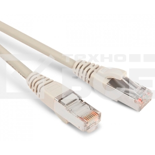 Патч-корд Hyperline F/UTP, экранированный, Cat.5e, LSZH, 10 м, серый PC-LPM-STP-RJ45-RJ45-C5e-10M-LSZH-GY