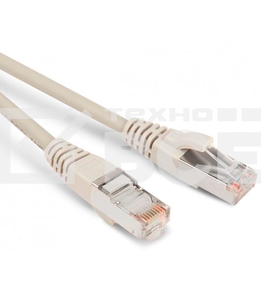 Патч-корд Hyperline F/UTP, экранированный, Cat.5e, LSZH, 10 м, серый PC-LPM-STP-RJ45-RJ45-C5e-10M-LSZH-GY