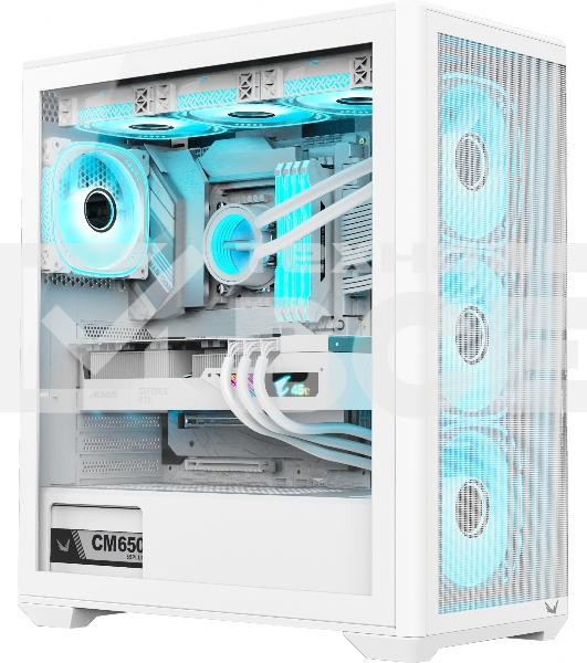 Компьютерный корпус Aerocool / Formula Air Power G5 Plus белый без БП ATX 4x120mm 2xUSB2.0 1xUSB3.1 audio bott PSU