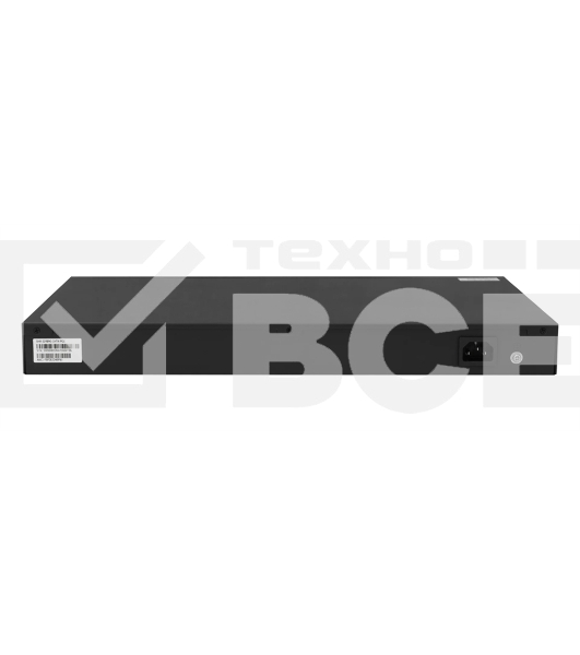 Управляемый PoE коммутатор уровня 2, 24 порта 10/100/1000Base-T с поддержкой PoE, 4 порта 1/10G SFP+, PoE 370 Ватт