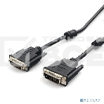 Кабель DVI-D dual link Cablexpert CC-DVI2L-BK-10M, 25M/25M, 10м, черный, экран, феррит.кольца, пакет, фото4