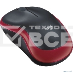Мышь беспроводная Logitech M185 красный, 1000 dpi, радиоканал, USB, кнопки - 3, фото6