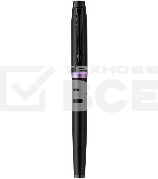 Ручка перьевая Parker IM Vibrant Rings F315 (2172948) Amethyst Purple PVD сталь нержавеющая F подар.кор.