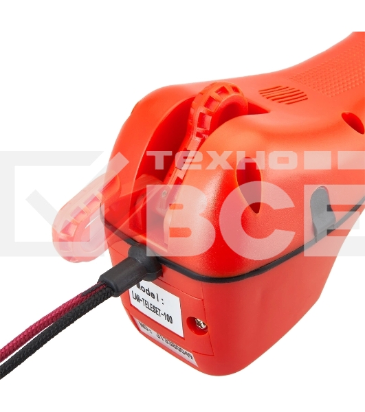 Трубка телефонная Lanmaster LAN-TELESET-100 для тестирования красный