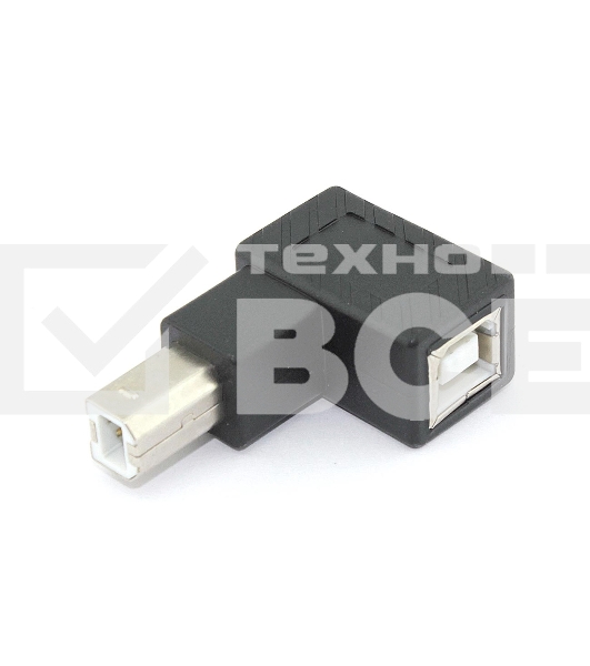 Угловой удлинитель USB Type B с поворотом влево