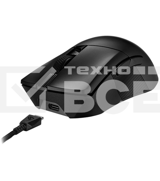 Мышь беспроводная/проводная ASUS P711 ROG Gladius III черный, 36000 dpi, радиоканал, Bluetooth, USB, кнопки - 6