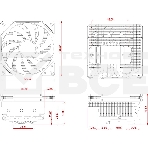 Устройство охлаждения(кулер) ID-Cooling IS-67-XT черный 120мм алюминий+медь 2200rpm 35db 4-pin 150W 67мм, фото4