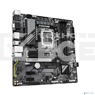 Материнская плата Gigabyte B760M DS3H GEN5 Soc-1700 Intel B760 4xDDR5 mATX AC`97 8ch(7.1) 2.5Gg RAID+VGA+HDMI+DP