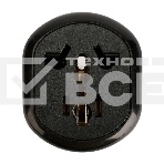 Переходник питания универсальный Cablexpert 6в1 A-AC-UKEU-003B, с вилки A,B,(C),F,E,G,I в F,E, 16А, термостойкий PС пластик, черный, пакет, фото6