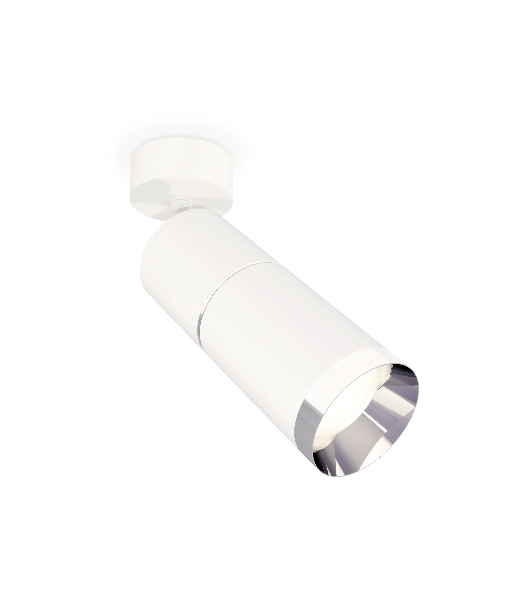 Комплект поворотного светильника Ambrella light XM6312010 SWH/PSL белый песок/серебро полированное MR16 GU5.3 (A2202, C6301, A2060, C6312, N6132)