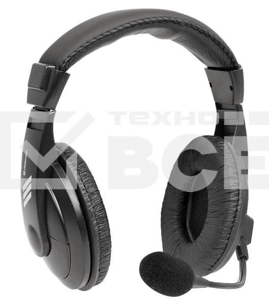 Гарнитура Defender Gryphon 750U USB, черный, 1.8м кабель