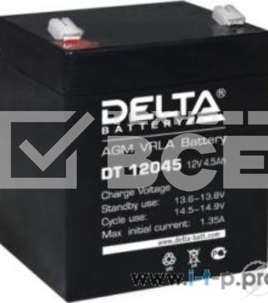 Батарея Delta DT 12045 (12V, 4.5Ah)