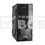 Компьютерный корпус Miditower Exegate CP-601 Black, ATX, <CP500W, 80mm>, 2*USB, Audio, фото 1