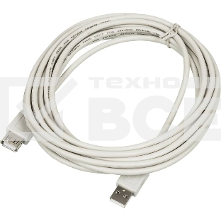 Кабель-удлинитель USB2.0 Ningbo USB A (m)/USB A (f) 5м