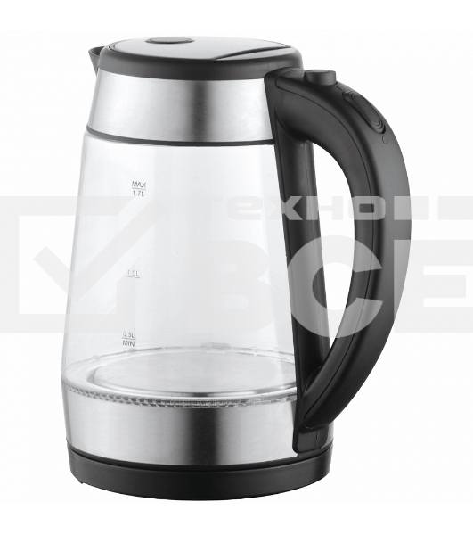 Чайник Maunfeld MGK1710GS стекло прозрачное