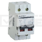 Выключатель нагрузки Iek MNV15-2-063 (мини-рубильник) ВН-32 2Р 63А GENERICA, фото 1