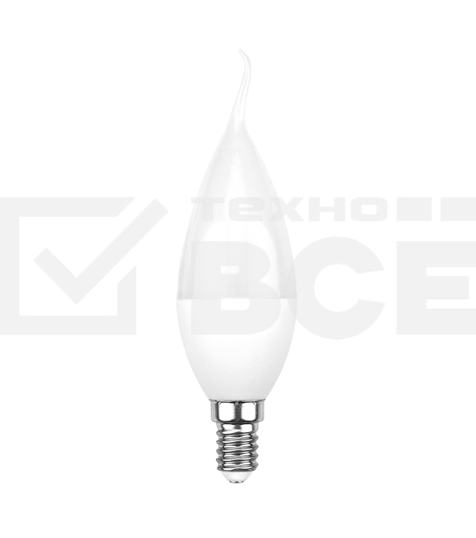 Лампа светодиодная Rexant Свеча на ветру (CW) 7,5 Вт E14 713 лм 4000 K нейтральный свет