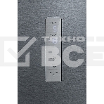 Холодильник Hyundai CC4553F нержавеющая сталь двухкамерный 316/100л морозилка снизу, No Frost, фото8
