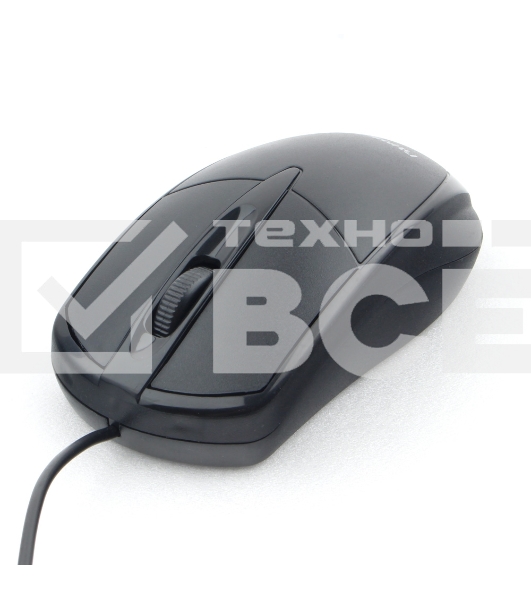 Мышь проводная Гарнизон GM-225XL черный, 1000 dpi, USB, кнопки - 3