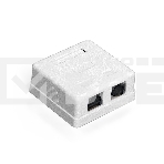 Розетка внешняя двойная ExeGate SM2-RJ45-C6 RJ-45 кат.6 UTP Krone/110, фото2