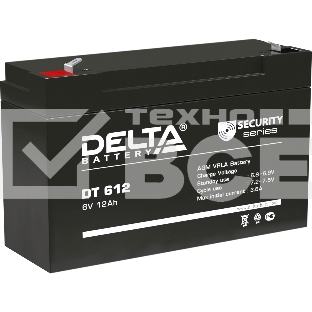 Аккумуляторная батарея Delta series DT, DT 612, voltage 6V, capacity 12Ah (discharge 20 hours)