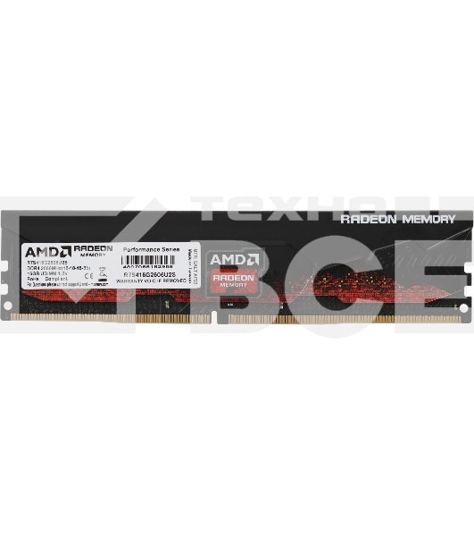 Оперативная память AMD Radeon R7, DDR4, 16GB, 2666MHz, CL16, с радиатором, черный