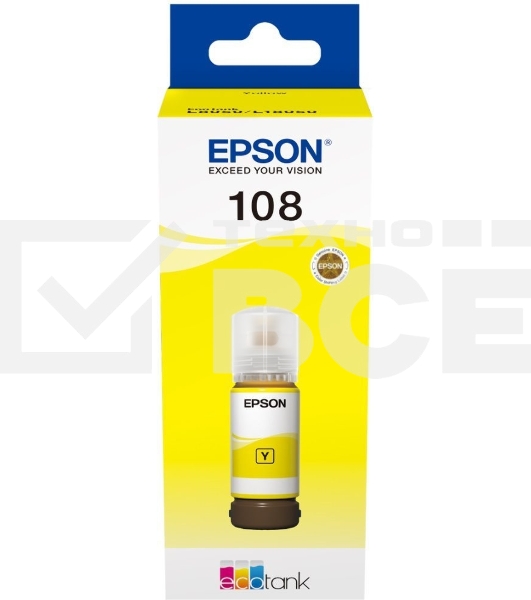Контейнер с желтыми чернилами EPSON C13T09C44A