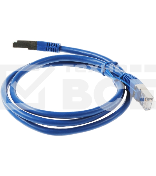 Патч-корд FTP Cablexpert кат.6, 1м, литой, многожильный (черный)