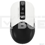 Мышь беспроводная A4Tech Fstyler FB12 белый/черный, 1200 dpi, радиоканал, Bluetooth, USB, кнопки - 3, фото2