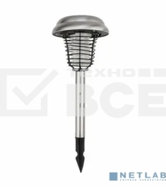 Антимоскитный садовый светильник Rexant на солнечной батарее R20 металл