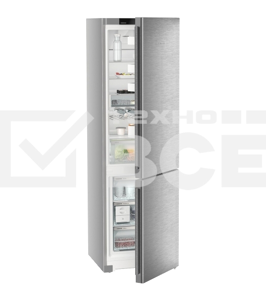 Холодильник Liebherr CNsdb 5723-22 001 нержавеющая сталь двухкамерный 266/94л морозилка снизу